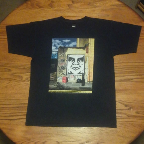 Obey Giant Andre Shirt Graffiti Shepard 